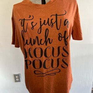 Hocus Pocus T-shirt Size XL It's Just A Bunch Of Hocus Pocus NWOT